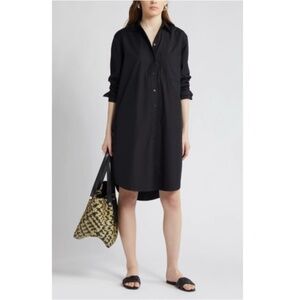 NORDSTROM | Shirttail Hem Long Sleeve Shirtdress